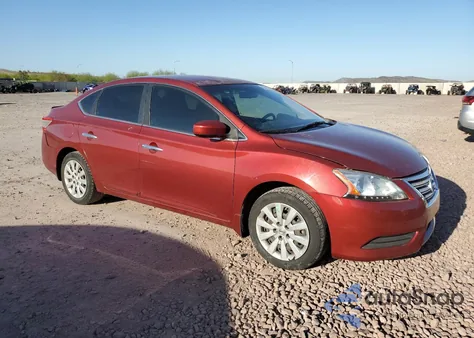 2015 Nissan Sentra Sv из США, поврежденный, VIN 3N1AB7AP0FY353715